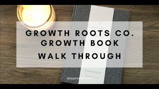 Growth Book Walk Through  Growth Roots Co  Bible Bullet Journal [upl. by Delora]