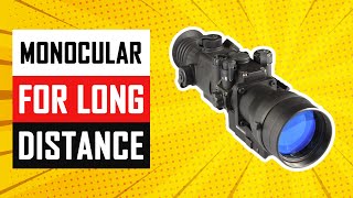 Top 5 Best Monocular for Long Distance Review in 2024 [upl. by Hilaire]