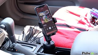 Cup Holder Car Phone Mount [upl. by Eynahpets985]