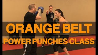 Krav Maga  Orange Belt Class  Power Punches [upl. by Millan]