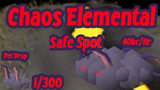 OSRS  Chaos Elemental Safe Spot  PureMain Guide  Easiest Boss Pet [upl. by Fugazy]