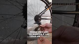 Como deixar a bicicleta só numa marcha sem tirar o macaquinho bike shorts bicicleta [upl. by Schatz383]