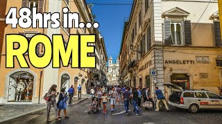 48 Hours in Rome MustSee Landmarks and Hidden Gems  Rome Travel Guide [upl. by Buck819]