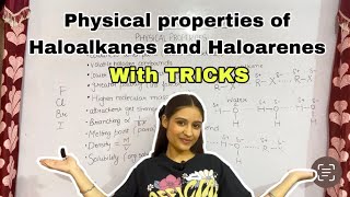 Haloalkanes and Haloarenes  Physical Properties  L4  Class12  Chemistry [upl. by Deirdra]