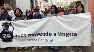 Galician Language Day May 172024 Santiago de Compostela [upl. by Llovera423]