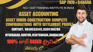 ASSET UNDER CONSTRUCTION SETTLEMENT in SAP PROCESS USING TCODE SAP FICO S4HANASAP S4HANA Course i [upl. by Dituri]