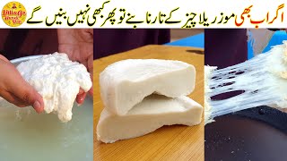 Mozzarella Cheese Recipe Factory Style  Cheese Recipe by Village Handi Roti [upl. by Nalra]