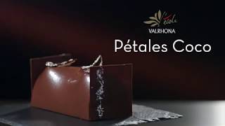 Valrhona  Essentiels  Décors chocolat  pétales coco [upl. by Annahaj]