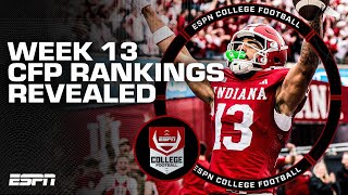 Week 13 College Football Playoff Rankings REVEALED 👀  ESPN College Football [upl. by Conchita]