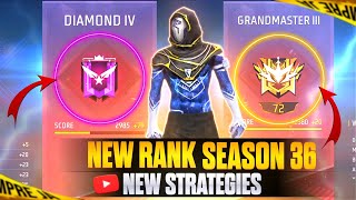 NEW RANK SEASON 36  RANK PUSHING WITH NEW SECRET STRATEGY ✅ [upl. by Anaig13]