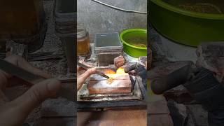 How to clean dirty gold rings beautifully Mr HEANG 24k gold shorts [upl. by Anrat]