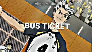 Bus ticket edit audio Are you failling love [upl. by Deste]