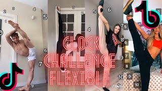 CLOCK CHALLENGE  TIKTOK VIDEOS COMPILATION FLEXIBLE  FLEXIBILITY 2021 [upl. by Fineberg402]