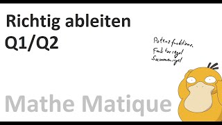 Ableitung von ganzrationalen Funktionen [upl. by Katsuyama]