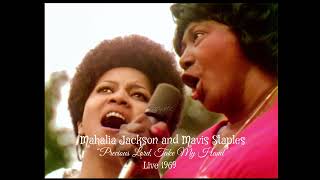 Mahalia Jackson and Mavis Staples “Precious Lord Take My Hand” LIVE 1969 [upl. by Niloc]