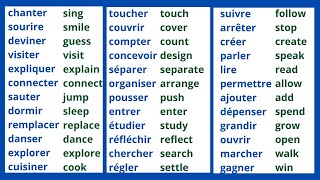 250 verbes anglais les plus utilisés 250 most common English verbs ANGLAIS PLUS [upl. by Eelir]