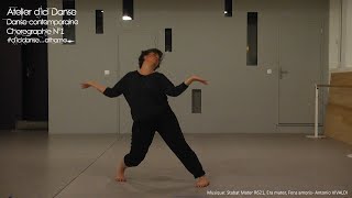 Cours de danse contemporaine  Choré 1  Atelier dIci Danse [upl. by Ollehcram]