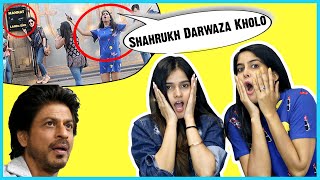 Screaming Outside SRKs House😱  Share or Dare Challenge  Ft Shetroublemaker  Rickshawali [upl. by Hung]