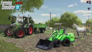 Entretien du jardin amp Loader AVANTSeries  Calmsden Farm  Farming Simulator 22  Episode 2 [upl. by Postman]