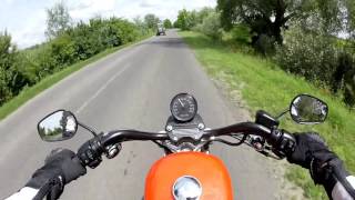 Harley Davidson Sportster 883 XL Roadster  Free Ride 2 [upl. by Paulsen65]