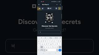 Not Pixel Secret Word  Not Pixel Secret Code 20 Nov  Not Pixel Airdrop  Not Pixel Listing Date [upl. by Atsed]