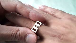 9ct Gold Dad Ring [upl. by Attaynik]