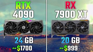 RTX 4090 vs RX 7900 XT  Test in 7 Games [upl. by Harli]