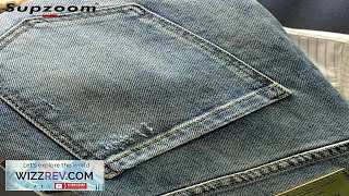 Mens Jeans Supzoom Arrival Top Fashion Autumn Zipper Fly Stoashed Casual Patchwork Review [upl. by Eciruam]