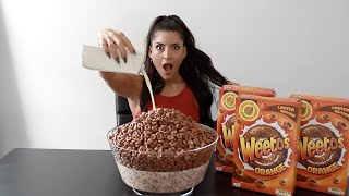 CEREAL KILLER 5LB BOWL OF WEETOS  Limited Edition flavour  LeahShutkever [upl. by Yelyah]