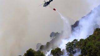 Slovénie Grèce France Espagne  une grande partie de lEurope noircie par les flammes [upl. by Yecnahc]