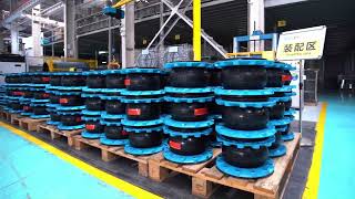 ChangYuan Flex Company rubber expansion joint producing process [upl. by Asinet593]