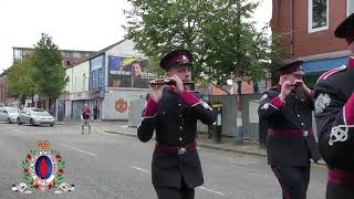 Bangor Protestant Boys FB  South Belfast Memorial Parade 140924 [upl. by Adniles]