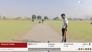 Live Cricket Match  Smalsus Titans vs MGP Cricket Club  11Oct24 0638 AM 20 overs  Gaurcity Sea [upl. by Hyps]