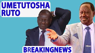 Kwisha Ruto ODM Yageuka Na Kutoa Onyo Kali Kwa Ruto Watishia Kumwondoa KIMEUMANA [upl. by Opiak159]