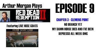 EPISODE 9 Arthur Morgan and HOSE GOATS play RDR2  BLIND PLAYTHROUGH [upl. by Wie]