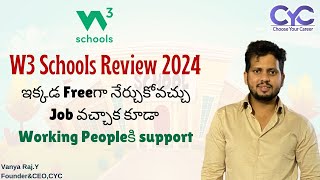 W3 Schools Review 2024  Best Software Course for Beginners  Java Course in Bangalore  CYC [upl. by Menard]