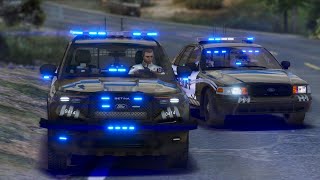 GTA 5 LA CHAUFFE DANS LA CAMPAGNE AMÉRICAINE  USAPOLICE [upl. by Schreiber]