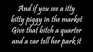 LYRICS  Itty Bitty Piggy Donk Remix  Nicki Minaj [upl. by Gnik]