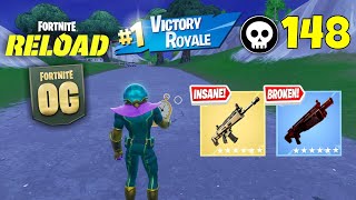 OG Fortnite Reload  High Kill Gameplay  Keyboard amp Mouse [upl. by Spindell831]