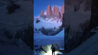 Torres Del Paine  Mirador Las Torres patagonia hiking nature sunrise chile [upl. by Seidler]