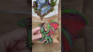 Der Drache bekommt seine finale Farbe 🤓🎨  Teil 2 modelbau dragon miniature diy littlethings [upl. by Clemmie169]