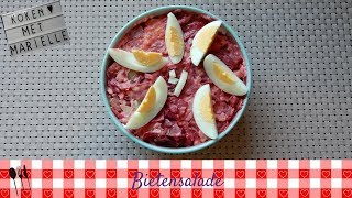 Bietensalade  Recept  Koken met Marielle [upl. by Hallock]