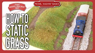 How To Use Static Grass  Model Railway Basics Episode Seven [upl. by Solegnave]