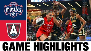 Washington Mystics vs Atlanta Dream Highlights FULL GAME  2024 Womens Basketball [upl. by Saundra148]