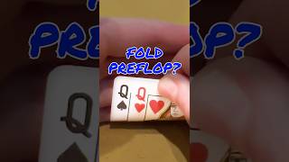 you’re losing money if you call 😳 poker pokerhand pokerhands [upl. by Ytiak]