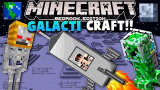 👉 GalactiCraft MOD para Minecraft Pocket Edition  Bedrock ► Space PE [upl. by Shifra28]