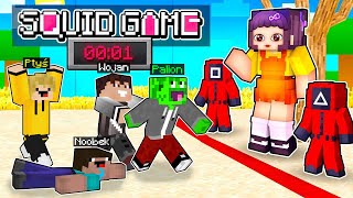 Gramy w SQUID GAME CAŁYMI WOJANOWICAMI w Minecraft [upl. by Notsecnirp]