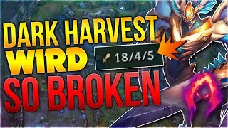 Das Neue Dark Harvest wird SO BROKEN League of Legends Deutsch  German [upl. by Eelyma]