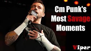 When CM Punk Destroying WWE Wrestlers On The Mic [upl. by Paris]