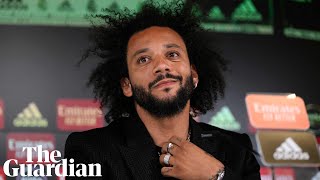 Marcelo breaks down in emotional Real Madrid farewell I promised I will not cry [upl. by Znerol]